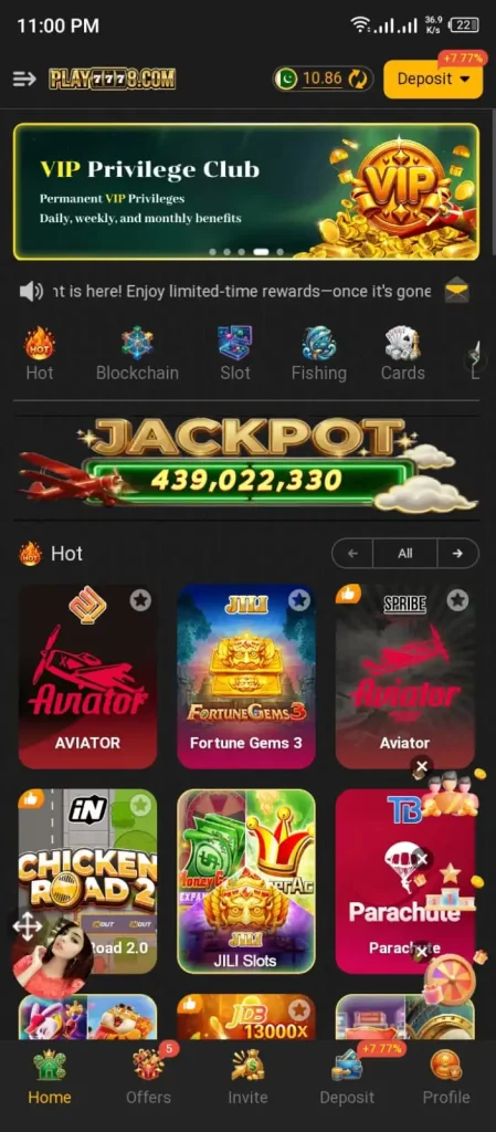 Play7778 Game Apk Downlaod